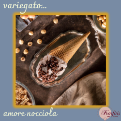 Ρίπλα σοκολάτας με γκοφρέτα variegato amore nocciola