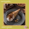 Ρίπλα καραμέλας με γκοφρέτα & καρύδια variegato amore pecan