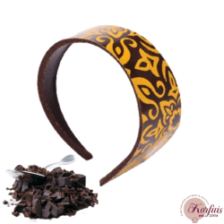 Σοκολατάκια διακοσμητικά dark curls chocolate greca
